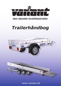 Brugsanvisning Variant 1013 S2 Anhænger