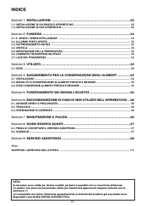 Manuale Whirlpool WME 3611 W Frigorifero