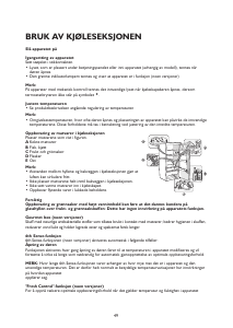 Bruksanvisning Whirlpool WME1663 DFC TS Kjøleskap