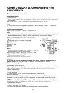Manual de uso Whirlpool WME1867 DFC W Refrigerador