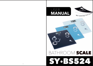 Manual de uso Sytech SYBS524NG Báscula
