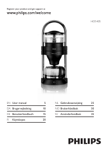 Brugsanvisning Philips HD5405 Kaffemaskine