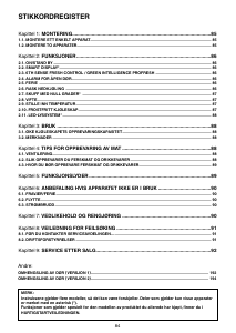 Bruksanvisning Whirlpool WME36583 X Kjøleskap