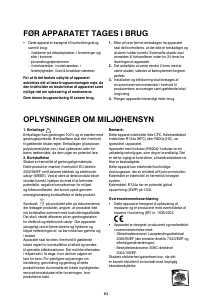 Brugsanvisning Whirlpool WMT602 Køleskab