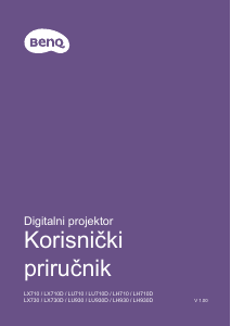 Priručnik BenQ LH710 Projektor