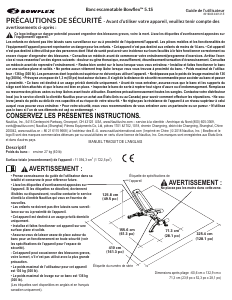 Mode d’emploi Bowflex 5.1S Appareil de musculation