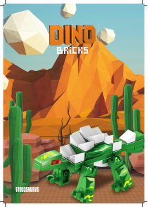 Manual de uso Dino Bricks set 007 Dino Stegosaurus