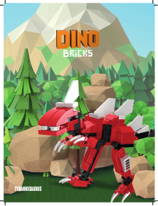 Manual de uso Dino Bricks set 002 Dino Tyrannosaurus