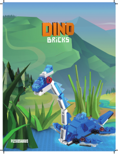 Handleiding Dino Bricks set 004 Dino Plesiosaurus