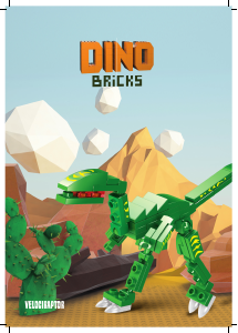 Manual de uso Dino Bricks set 008 Dino Velociraptor