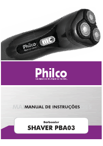 Manual Philco PBA03 Máquina barbear