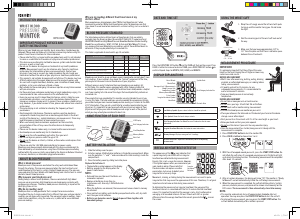 Manual Homedics BPW-O200 Blood Pressure Monitor