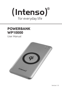 Mode d’emploi Intenso Powerbank WP10000 Chargeur portable