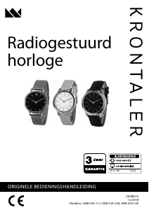 Handleiding Krontaler AN8-F2A-520 Horloge