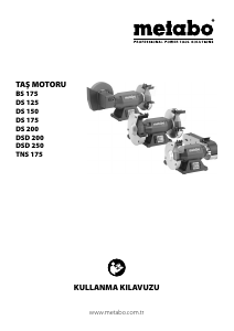 Kullanım kılavuzu Metabo DS 175 Taşlama Motoru