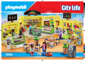 Handleiding Playmobil set 70535 City Life Winkelcentrum