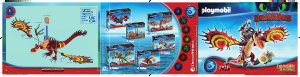 Instrukcja Playmobil set 70731 Dragons Dragon racing sączysmark i hakokieł