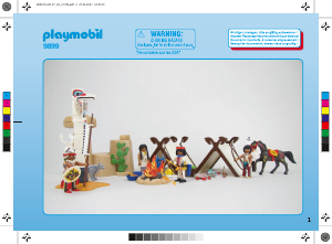 Instrukcja Playmobil set 9899 Indians Obóz indian