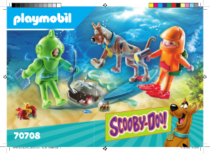 Bruksanvisning Playmobil set 70708 Scooby-Doo Scooby-doo! äventyr med ghost of captain cutler