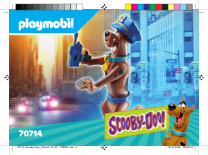 Handleiding Playmobil set 70714 Scooby-Doo Scooby-doo! verzamelfiguur politie