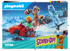 Handleiding Playmobil set 70706 Scooby-Doo Scooby-doo! avontuur met snow ghost