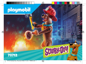 Handleiding Playmobil set 70712 Scooby-Doo Scooby-doo! verzamelfiguur brandweerman