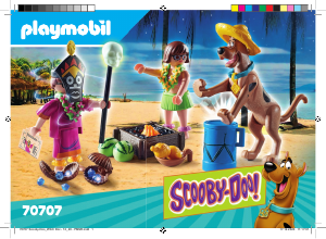 Handleiding Playmobil set 70707 Scooby-Doo Scooby-doo! avontuur met witch doctor
