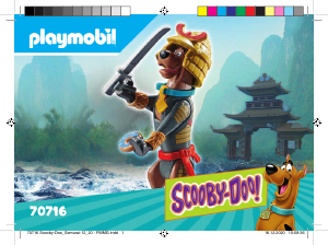 Manual de uso Playmobil set 70716 Scooby-Doo Scooby-doo! figura coleccionable samurai