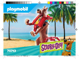 Handleiding Playmobil set 70713 Scooby-Doo Scooby-doo! verzamelfiguur badmeester