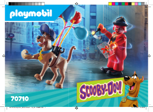 Handleiding Playmobil set 70710 Scooby-Doo Scooby-doo! avontuur met ghost clown