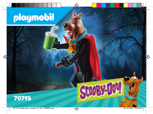 Handleiding Playmobil set 70715 Scooby-Doo Scooby-doo! verzamelfiguur vampier