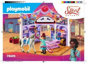 Bedienungsanleitung Playmobil set 70695 Spirit Miradero reitladen