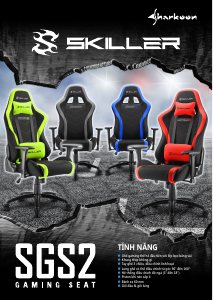 Hướng dẫn sử dụng Sharkoon Skiller SGS2 Ghế văn phòng