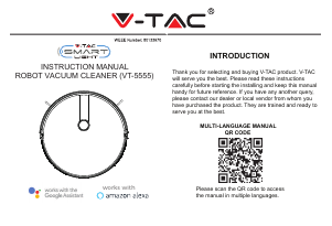 Manual V-TAC VT-5555 Aspirador
