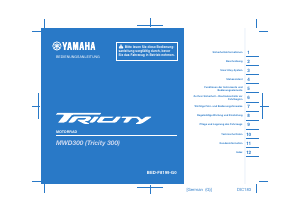 Bedienungsanleitung Yamaha Tricity 300 (2021) Roller
