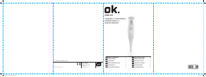 Handleiding OK OSB 103 Staafmixer