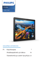 Käyttöohje Philips 152B1TFL B Line LED-näyttö