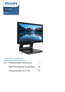 Használati útmutató Philips 162B9T LED-es monitor