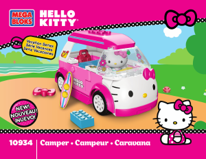 Bedienungsanleitung Mega Bloks set 10934 Hello Kitty Camper