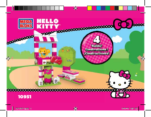 Mode d’emploi Mega Bloks set 10951 Hello Kitty Boîte de briques