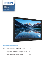 Használati útmutató Philips 162B9TN B Line LED-es monitor