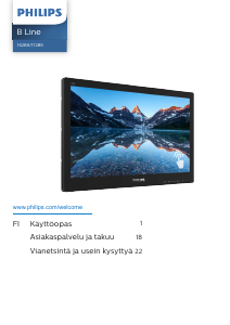 Käyttöohje Philips 162B9TN B Line LED-näyttö