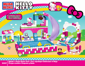 Mode d’emploi Mega Bloks set 10957 Hello Kitty Parc aquatique Splash ‘n Swim