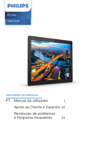 Manual Philips 172B1TFL B Line Monitor LED