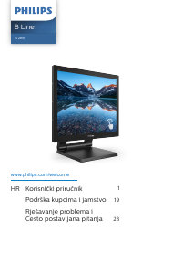 Priručnik Philips 172B9T LED zaslon