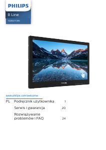 Instrukcja Philips 172B9TN B Line Monitor LED