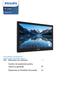 Manual Philips 172B9TN B Line Monitor LED