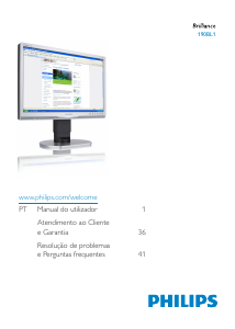 Manual Philips 190BL1CB Monitor LED