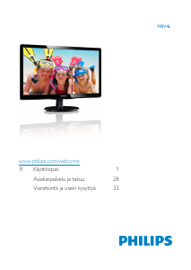 Käyttöohje Philips 190V4LSB2 LED-näyttö