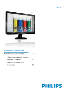 Manual Philips 196E3LSB Monitor LED